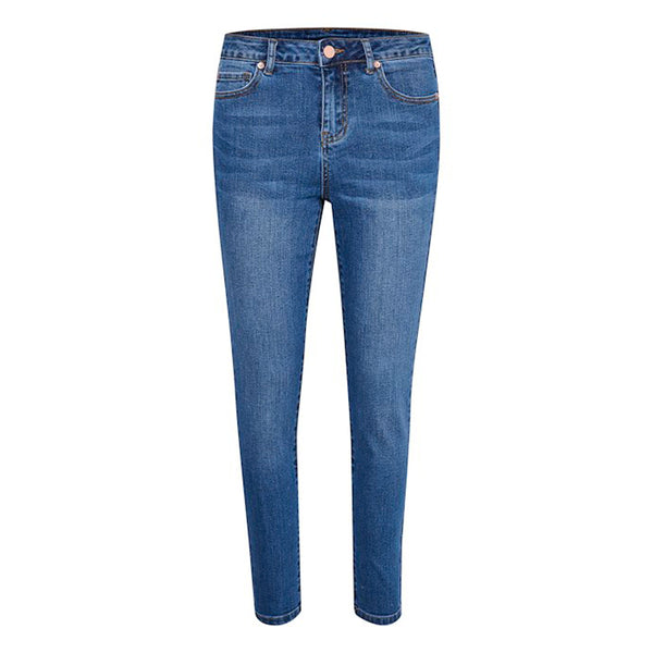 Sinem HW 7/8 jeans medium blue denim
